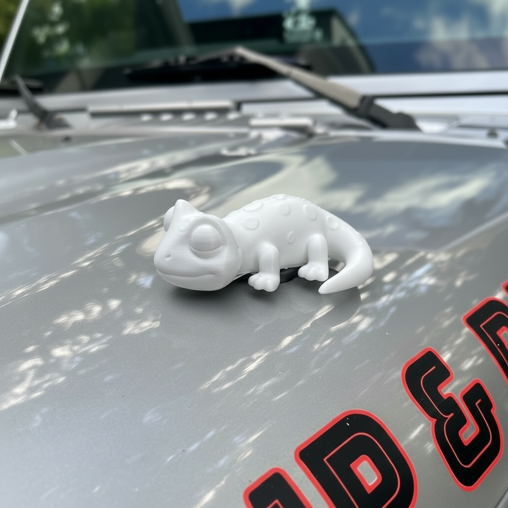 BIG Gecko Lizard - Magnetic Ride Accessory