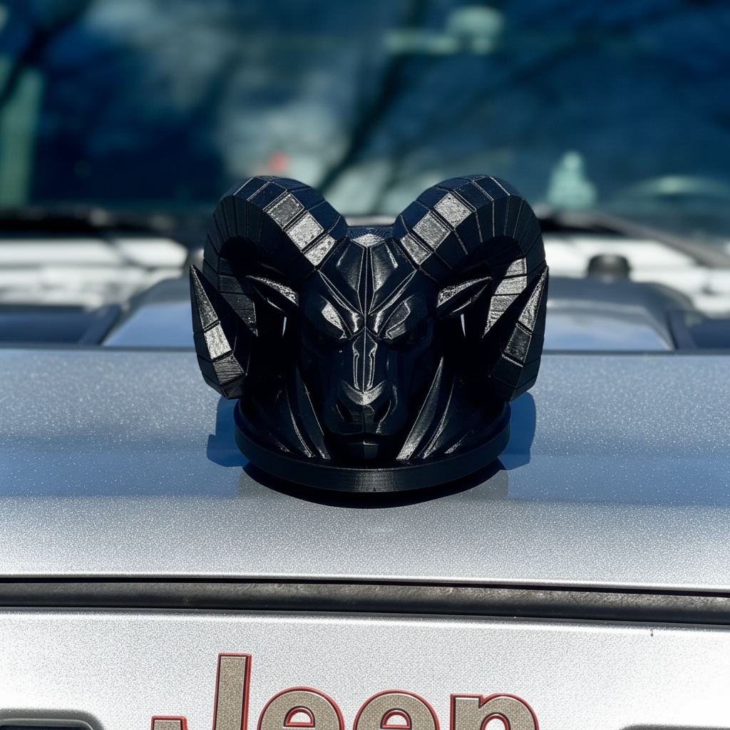 BIG Ram Head – Magnetic Vehicle Accessory