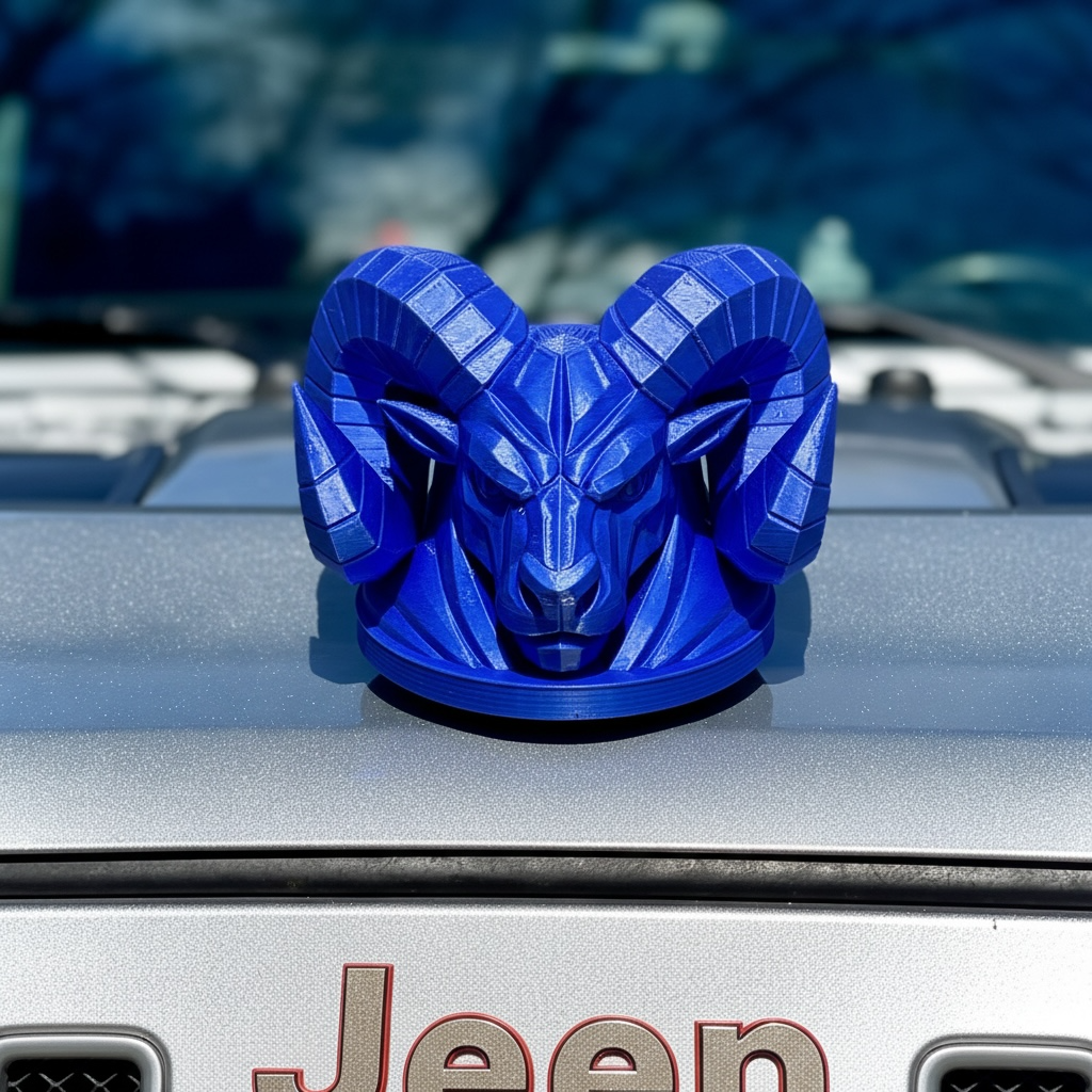 BIG Ram Head – Magnetic Vehicle Accessory