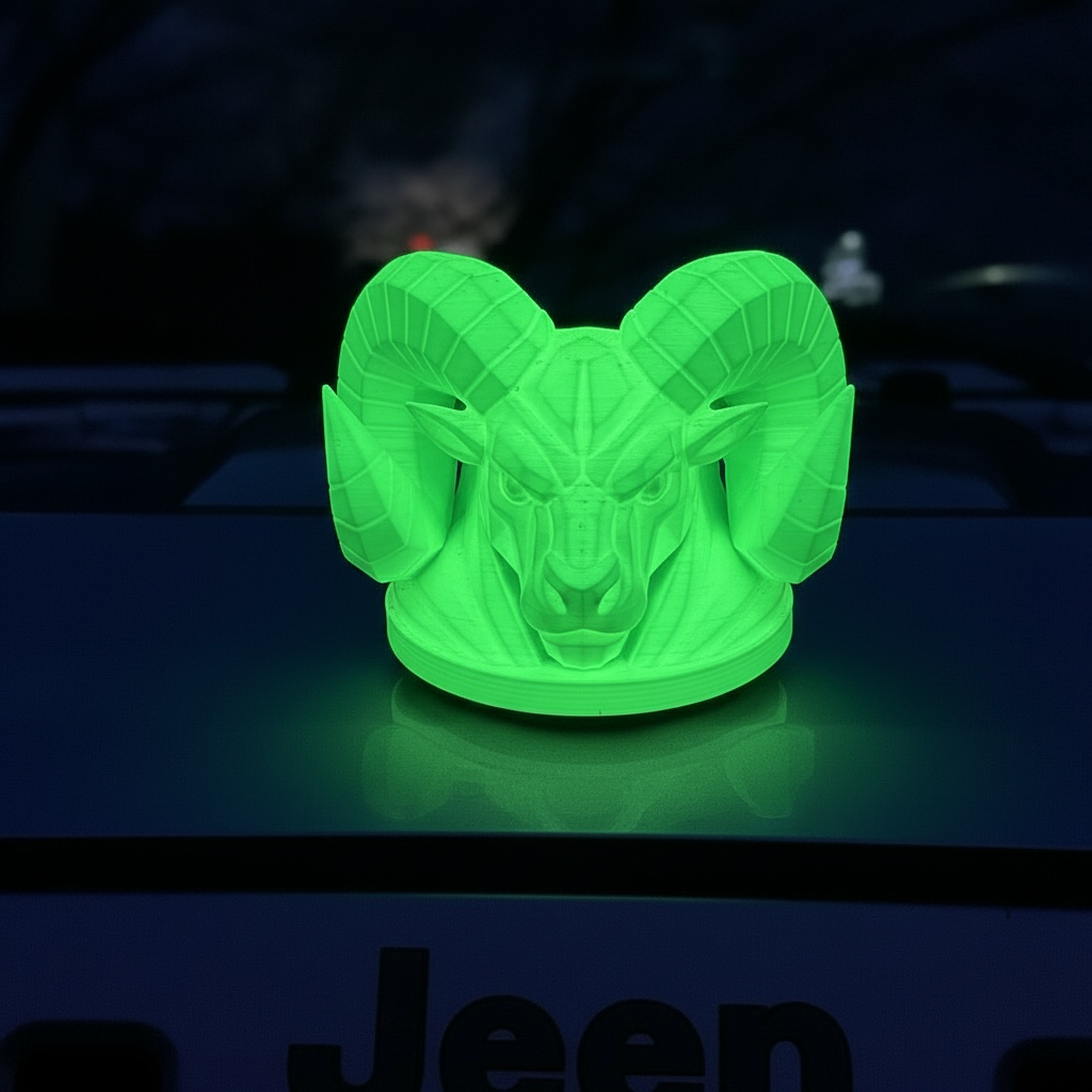 BIG Ram Head – Magnetic Vehicle Accessory