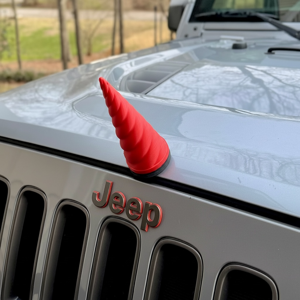 Magnetic Unicorn Horn – Magical Vehicle Accessory