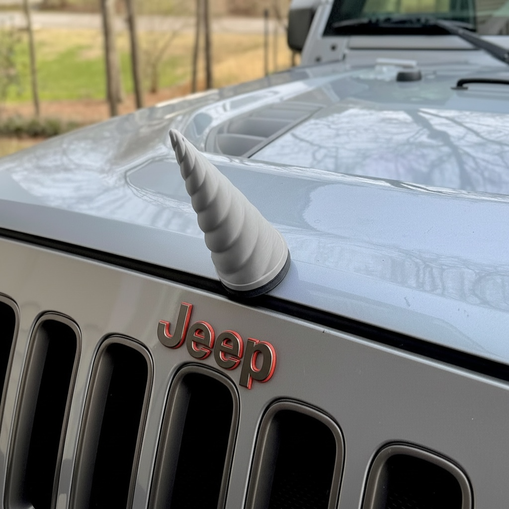 Magnetic Unicorn Horn – Magical Vehicle Accessory