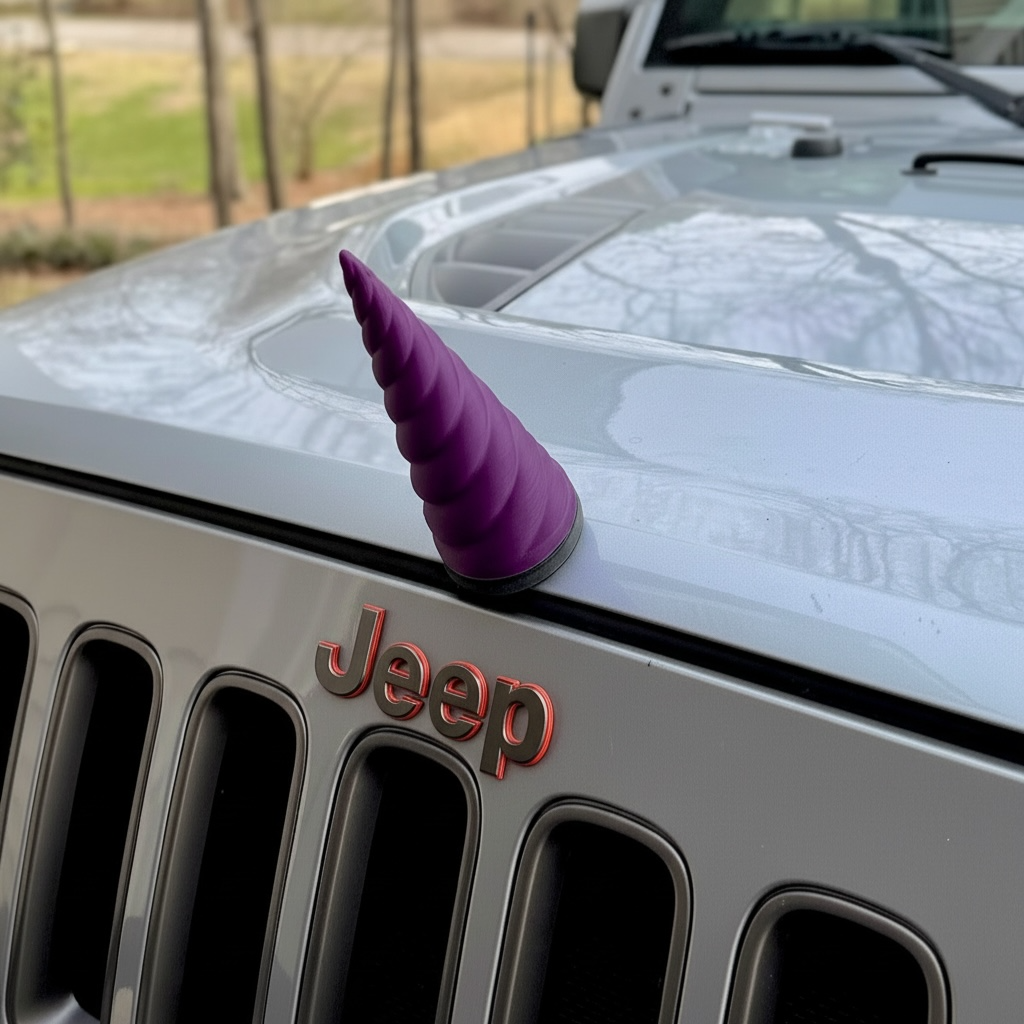 Magnetic Unicorn Horn – Magical Vehicle Accessory