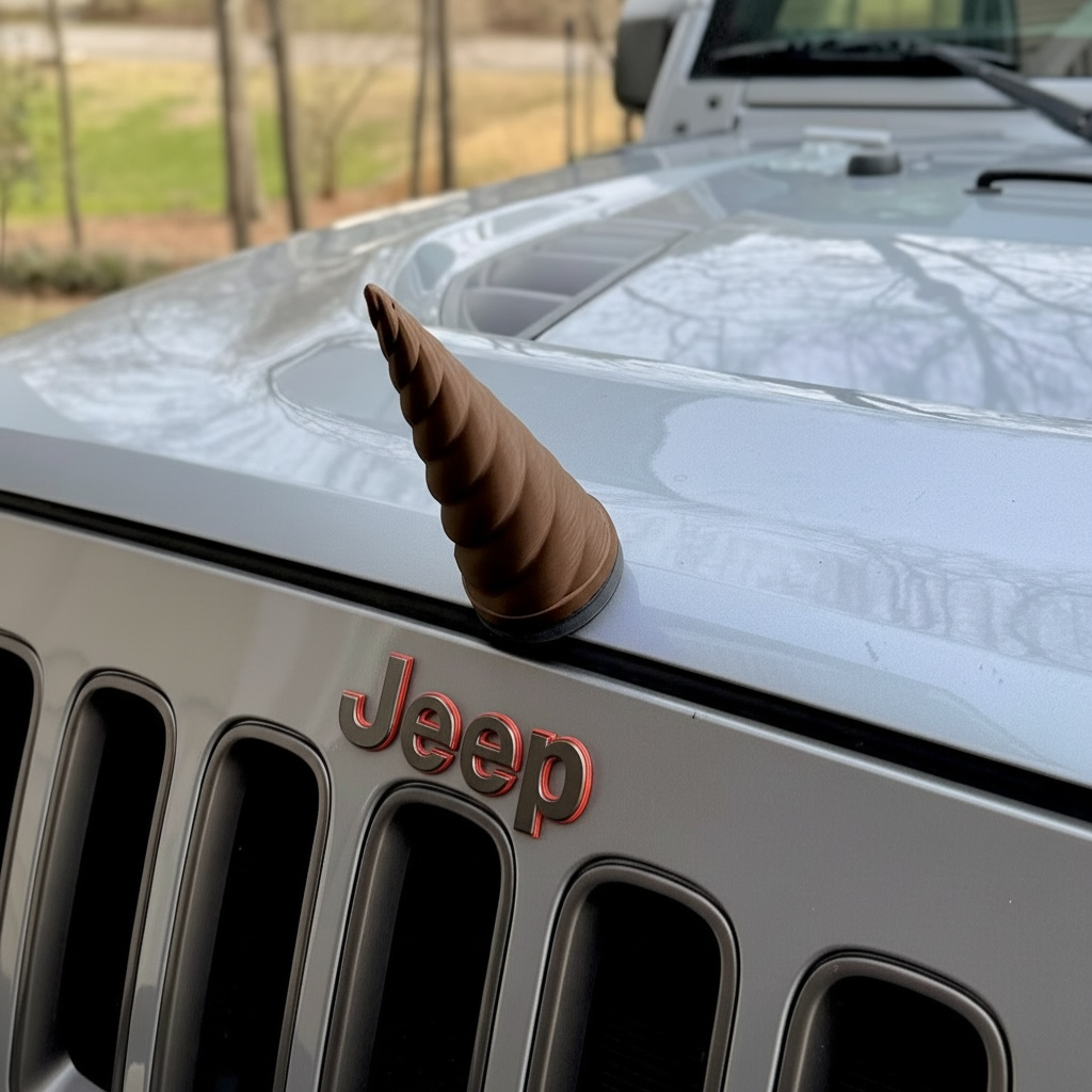 Magnetic Unicorn Horn – Magical Vehicle Accessory