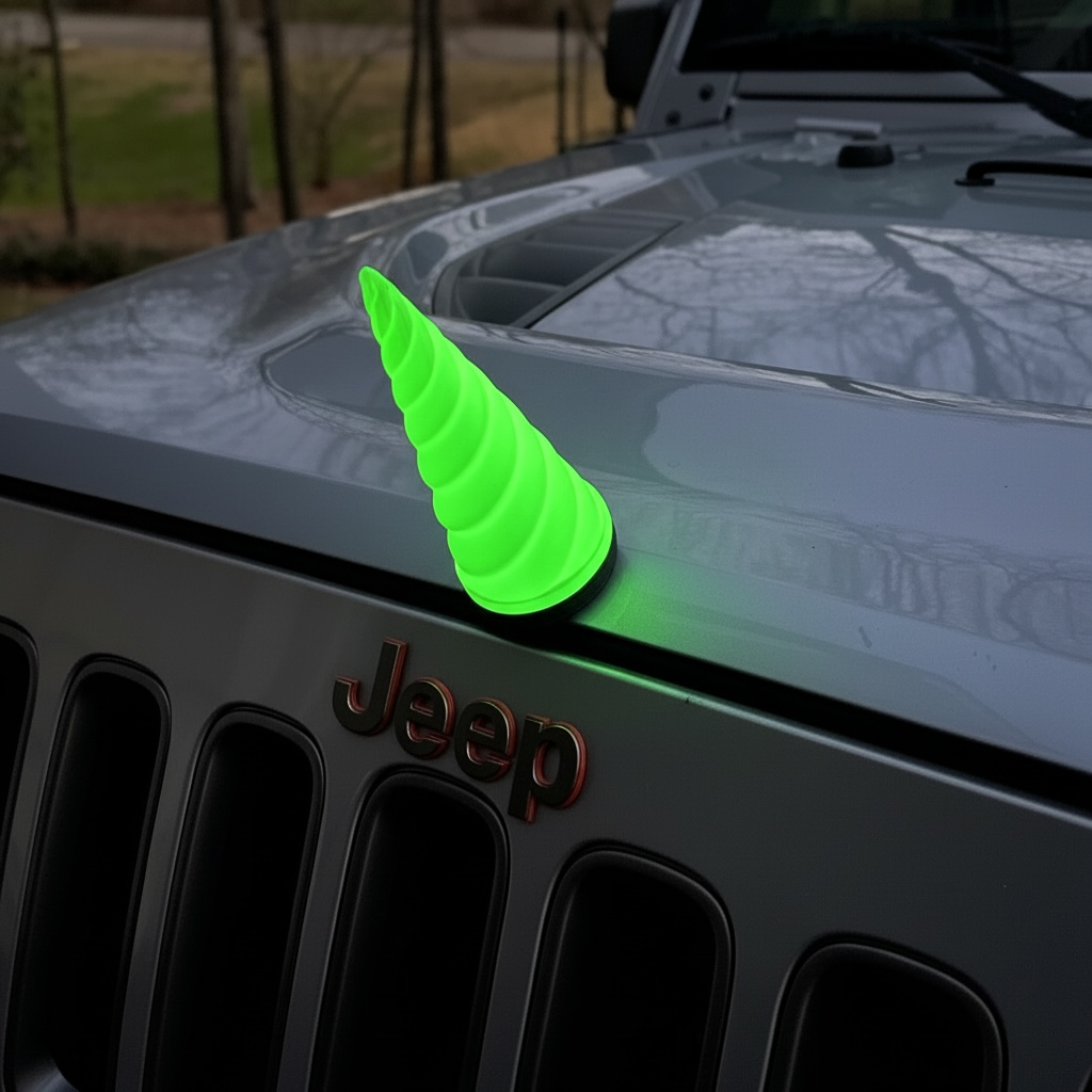 Magnetic Unicorn Horn – Magical Vehicle Accessory