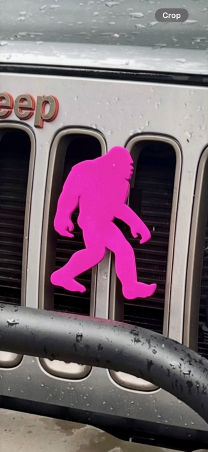 BIG FOOT Grille Emblem for Jeep