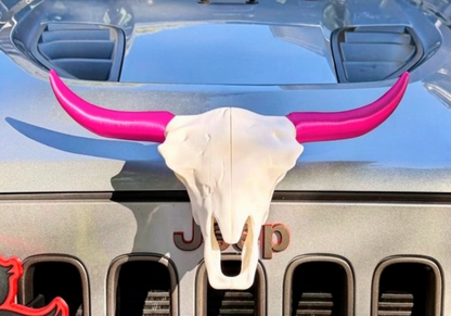Cow Skull - Magnetic Ride Emblem