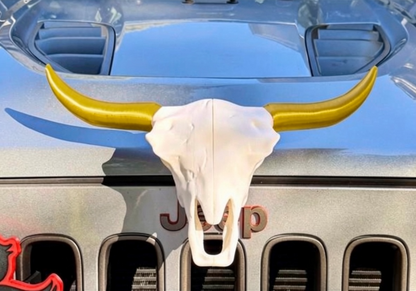 Cow Skull - Magnetic Ride Emblem