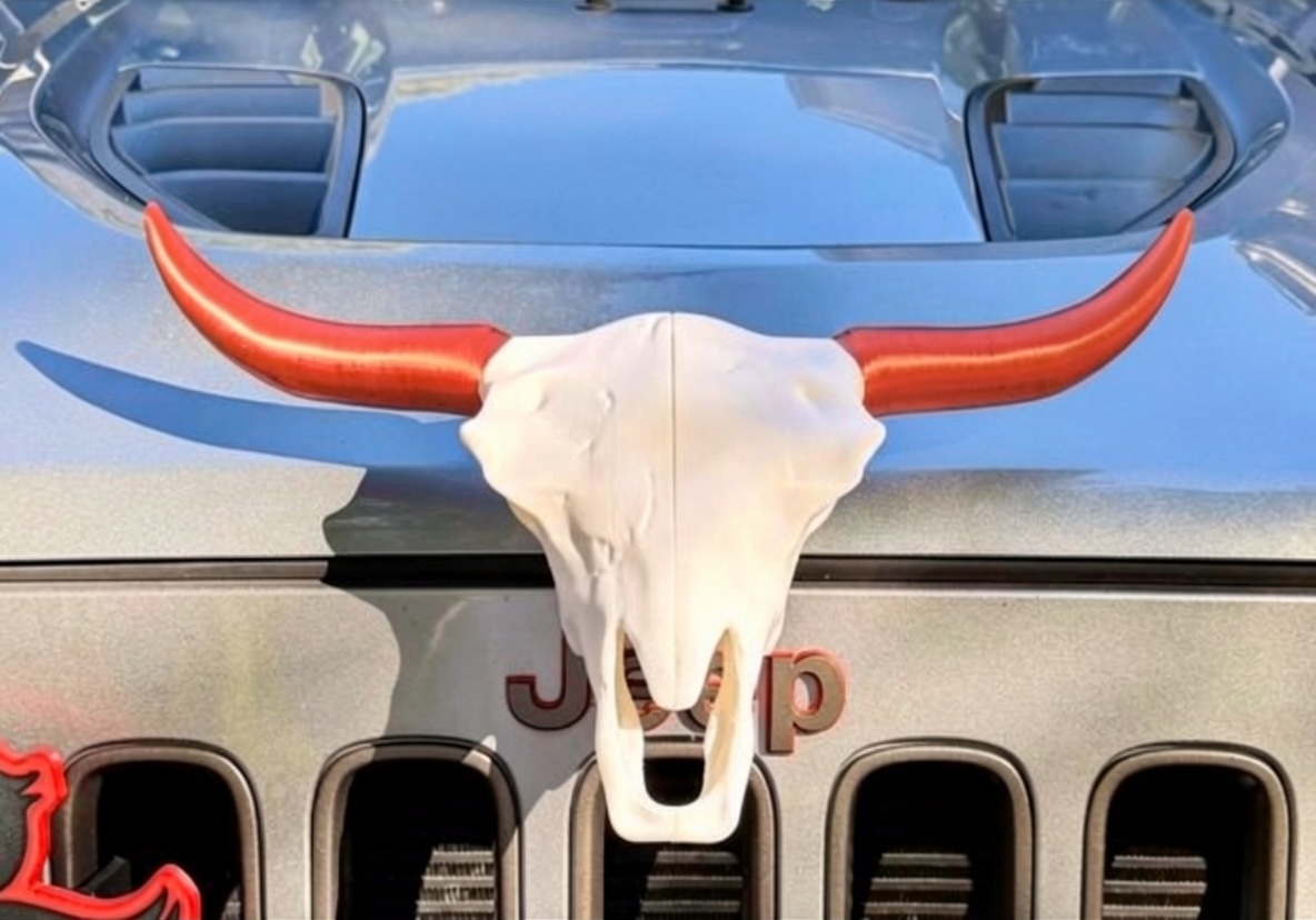 Cow Skull - Magnetic Ride Emblem