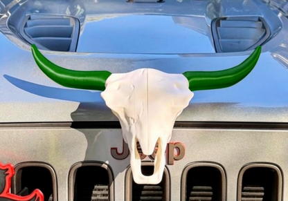 Cow Skull - Magnetic Ride Emblem