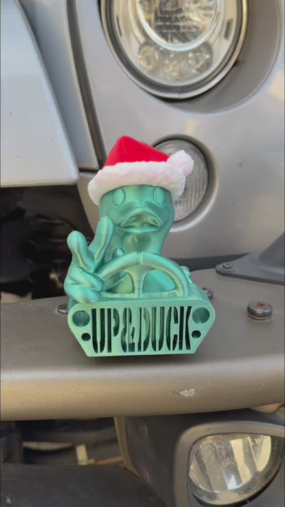 BIG SANTA Magnetic Christmas Jeep Duck